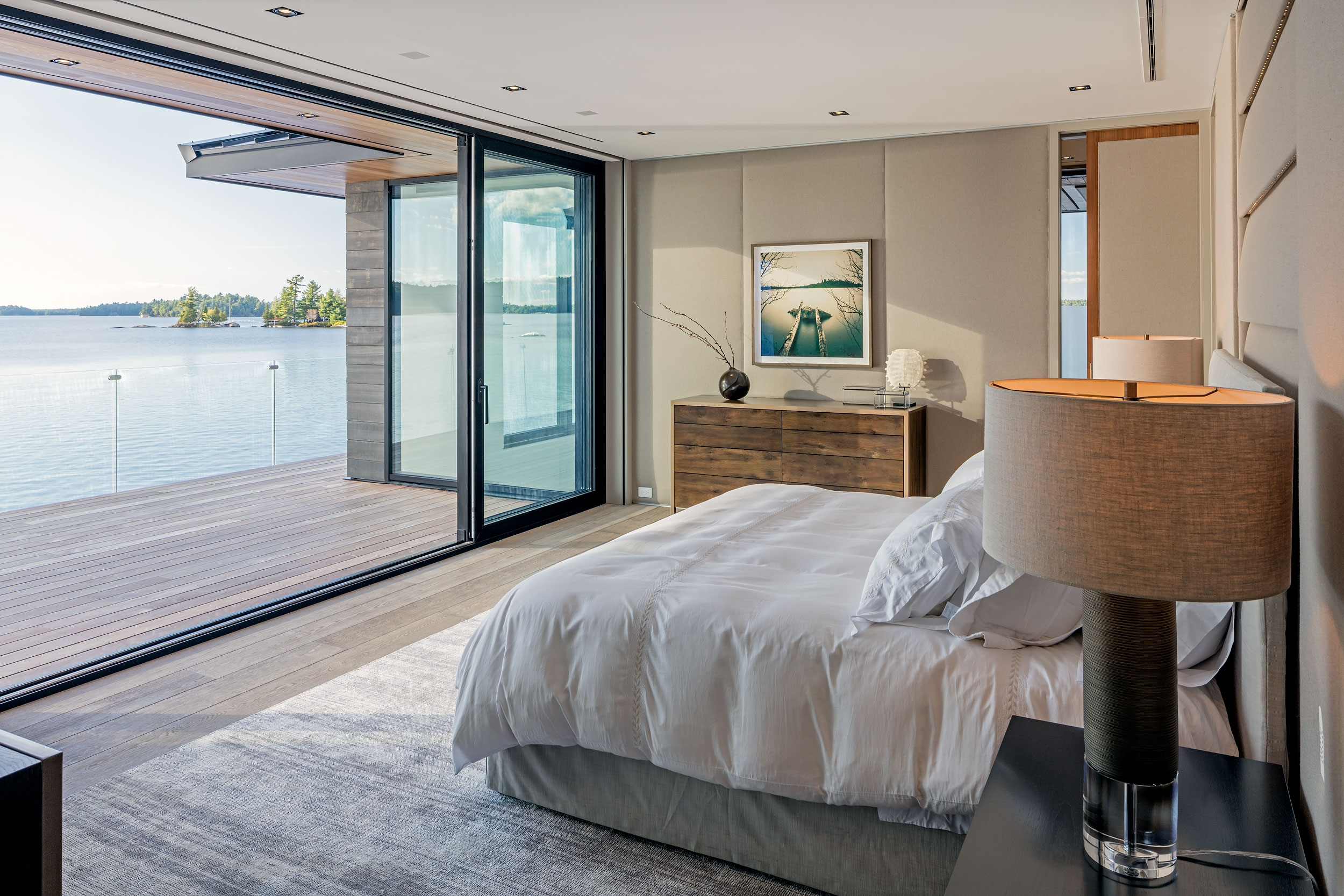 Guest Bedroom On A Lake